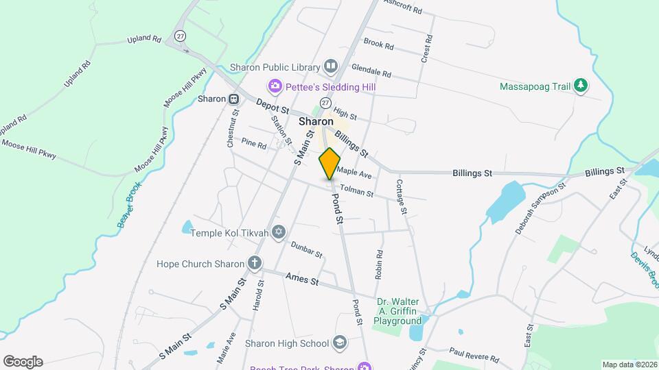 77 Pond St Map and Location Details