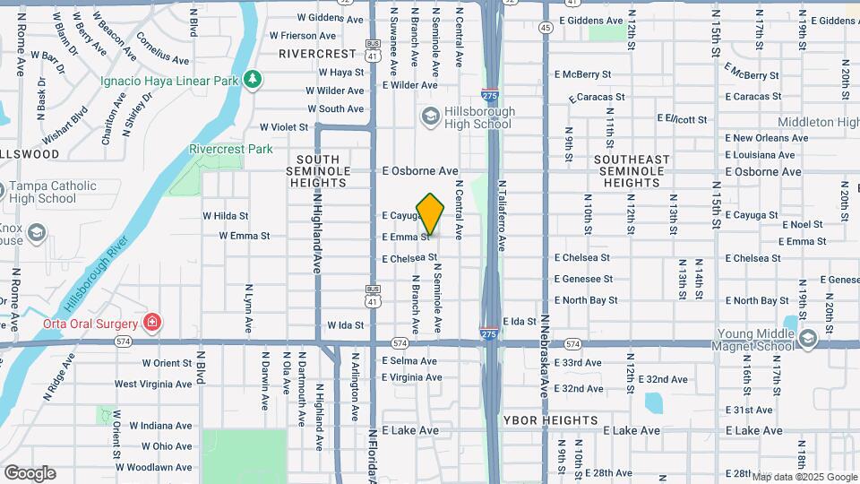 305 E Emma St Map and Location Details