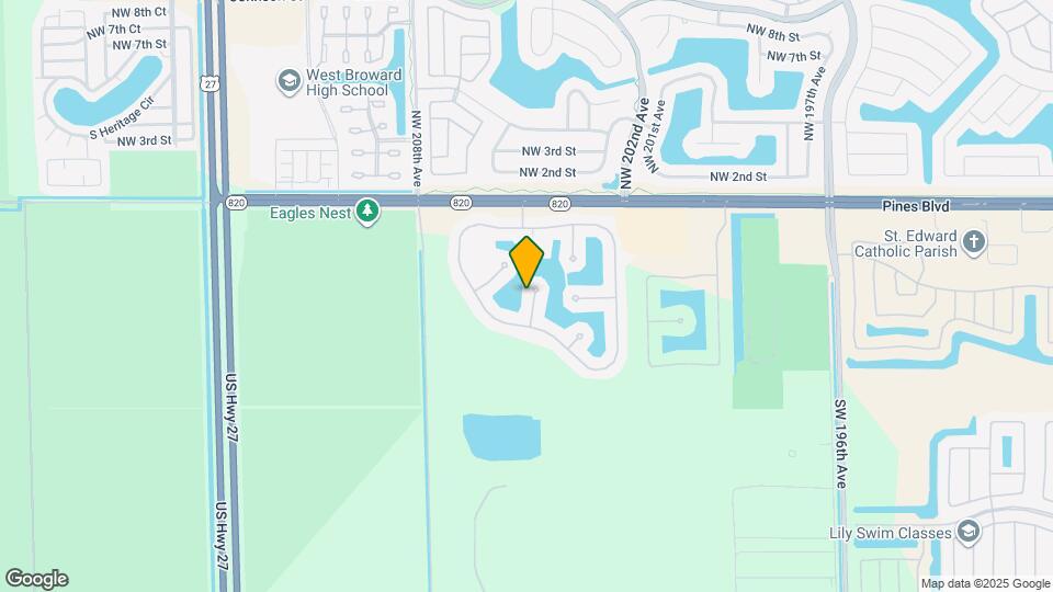 414 SW 205th Ave Map and Location Details