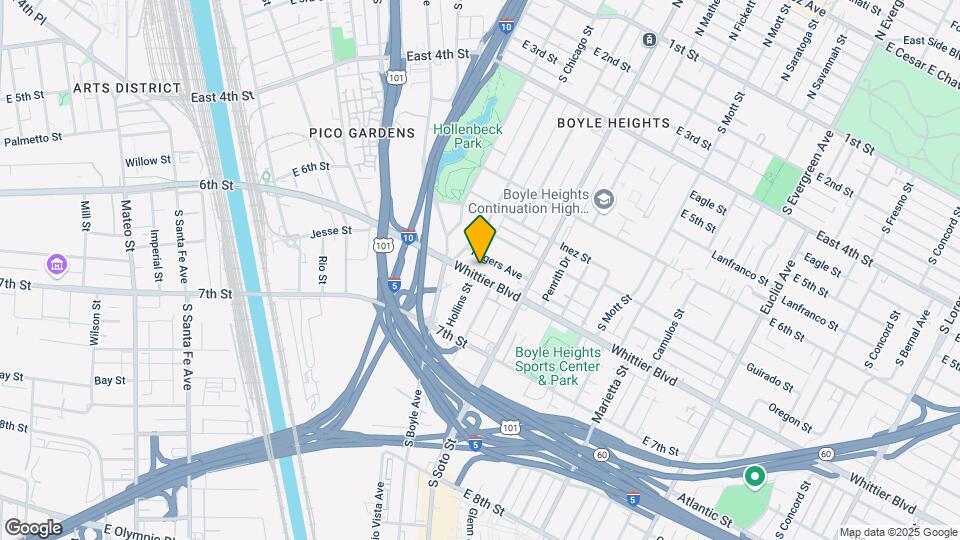 2233 Whittier Blvd Map and Location Details