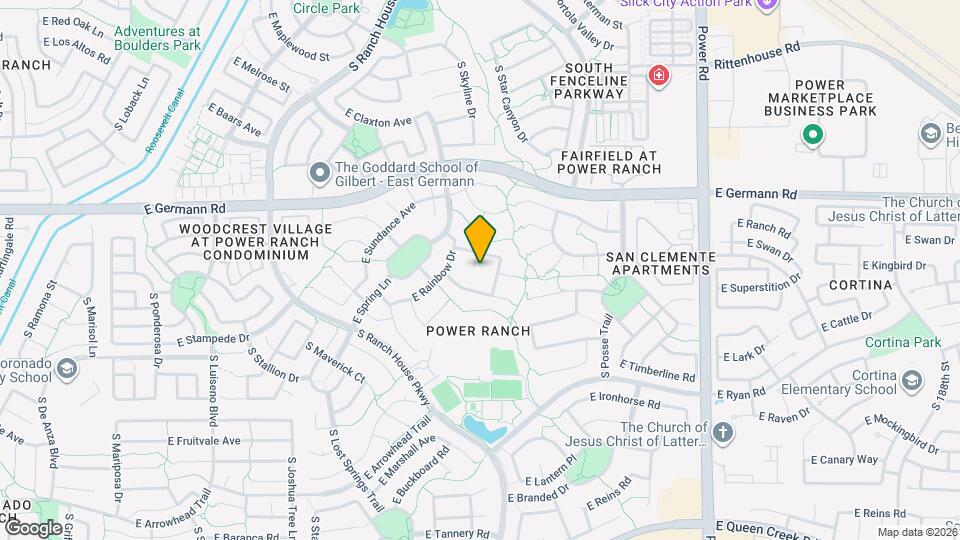 4326 E Cloudburst Ct Map and Location Details