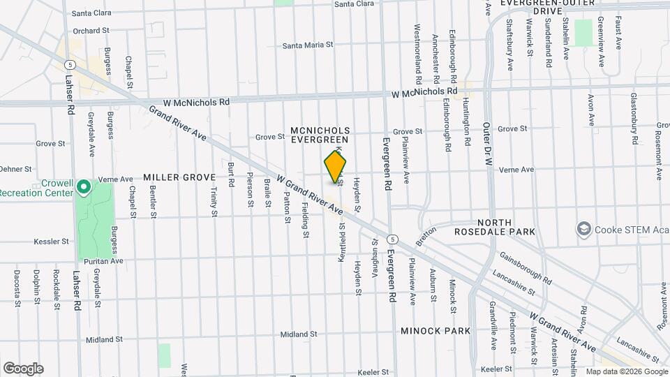 16565 Kentfield St Map and Location Details