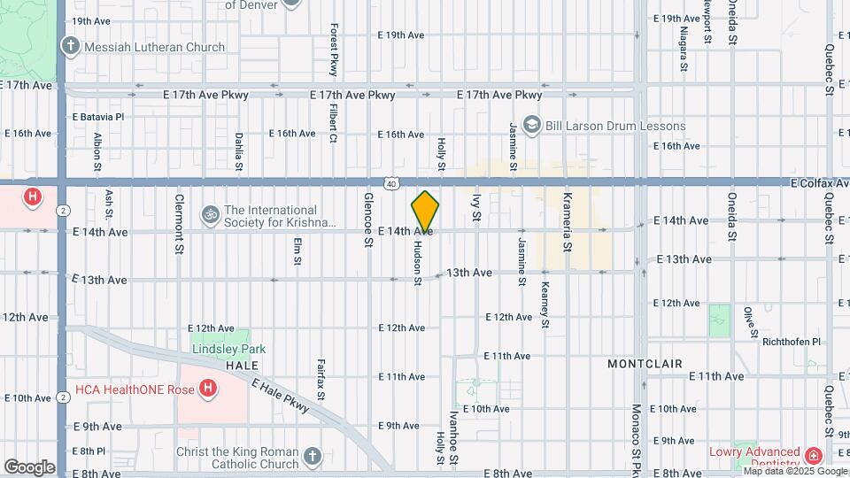 1380 Hudson St Map and Location Details