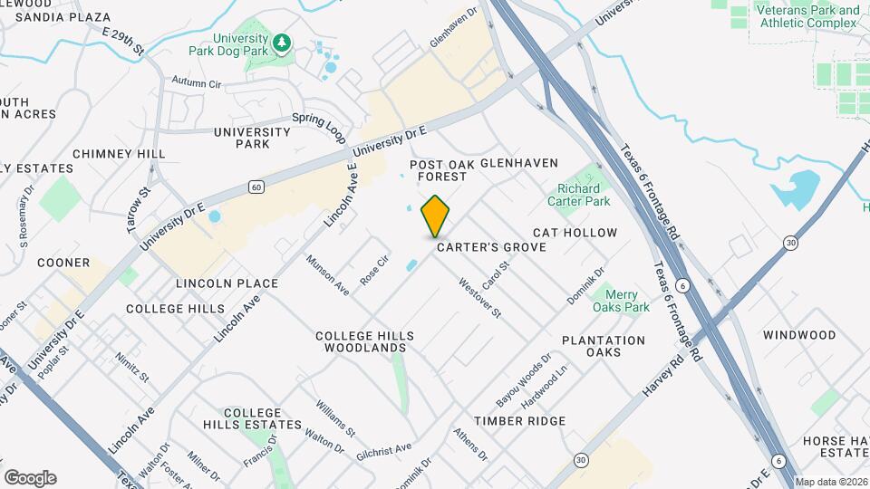 1201 Francis Dr Map and Location Details