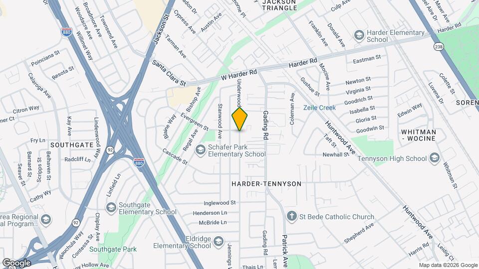 26204 Underwood Ave Map and Location Details