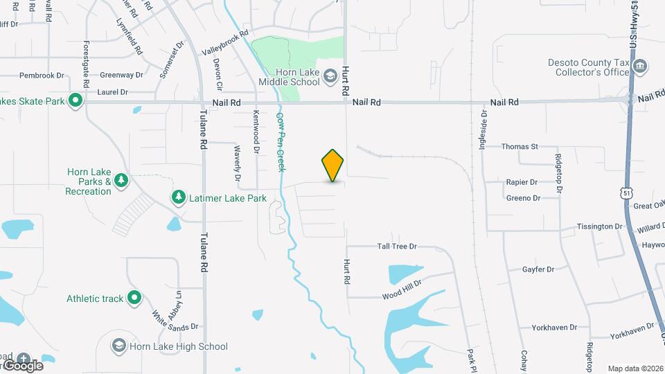 2545 Waverly Dr Map and Location Details