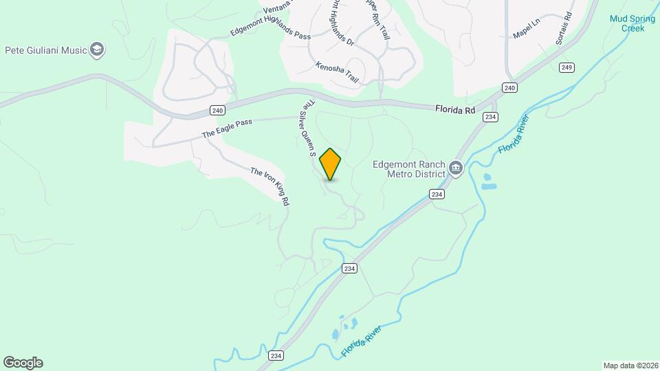 281 Silver Queen S, Unit 109D Mapa y Detalles de la Ubicación