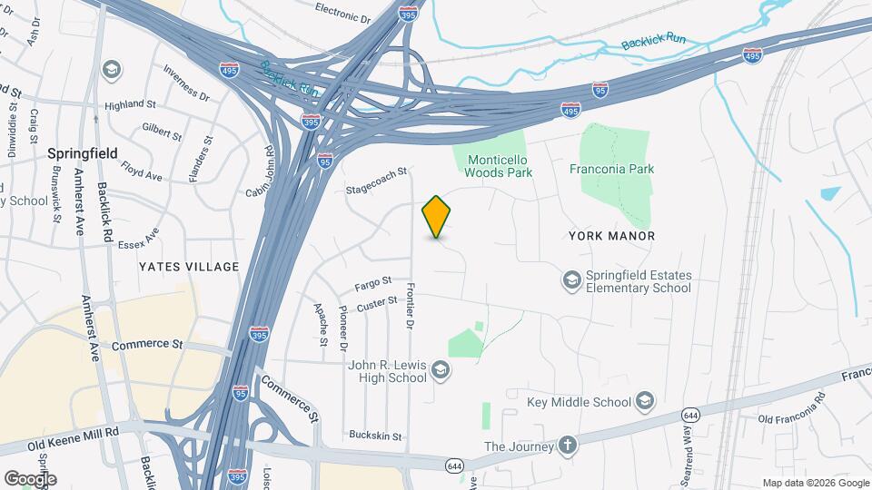 6106 Rivanna Dr Map and Location Details