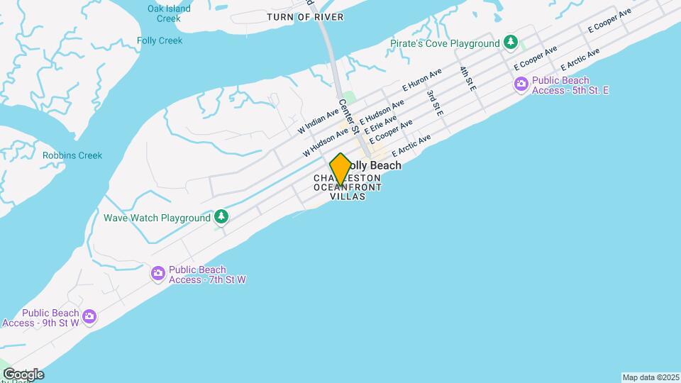 The Charleston Oceanfront Villas Map and Location Details
