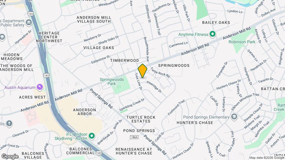 8904 Pineridge Dr Map and Location Details