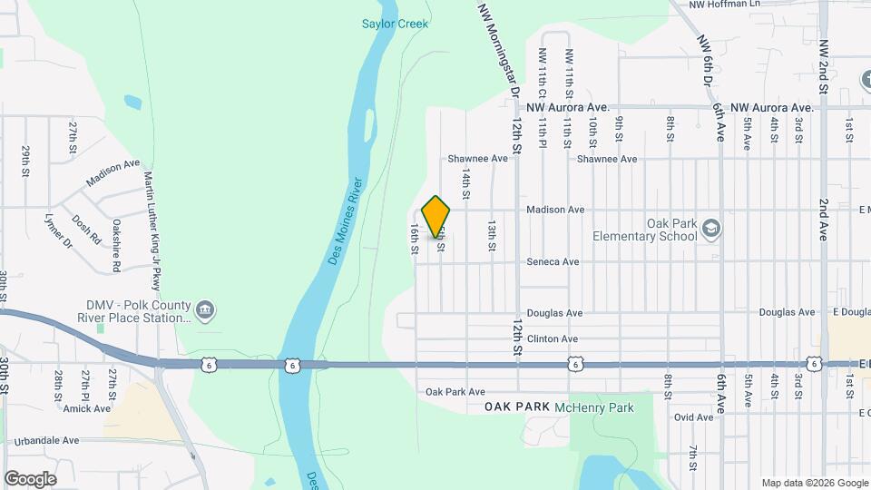 3916 15th St Map and Location Details