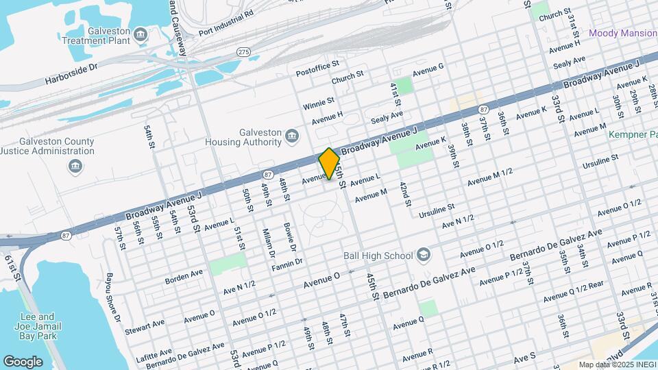 4510 Avenue L Map and Location Details