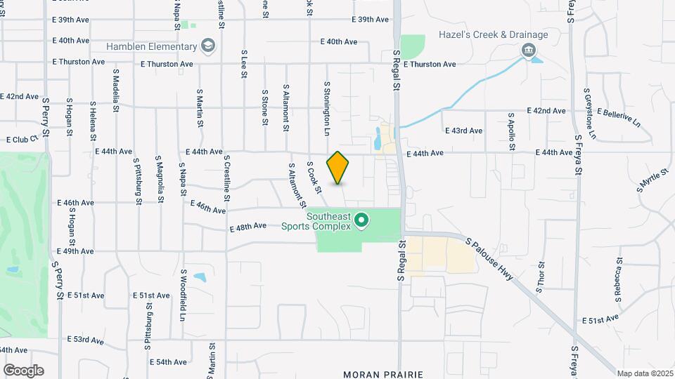 4532 S Donald Ct Map and Location Details