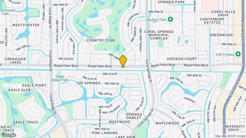 10826 Royal Palm Blvd Map and Location Details