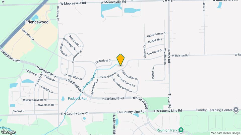 8736 Belle Union Dr Map and Location Details