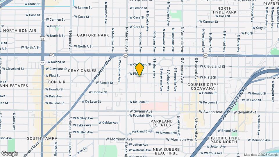 307 S Gomez Ave Map and Location Details