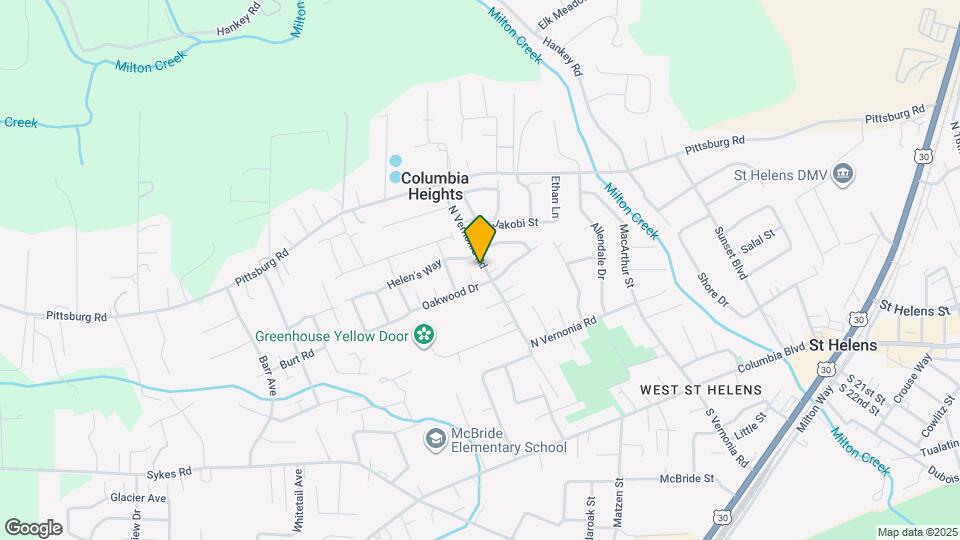 425 N Vernonia Rd Map and Location Details