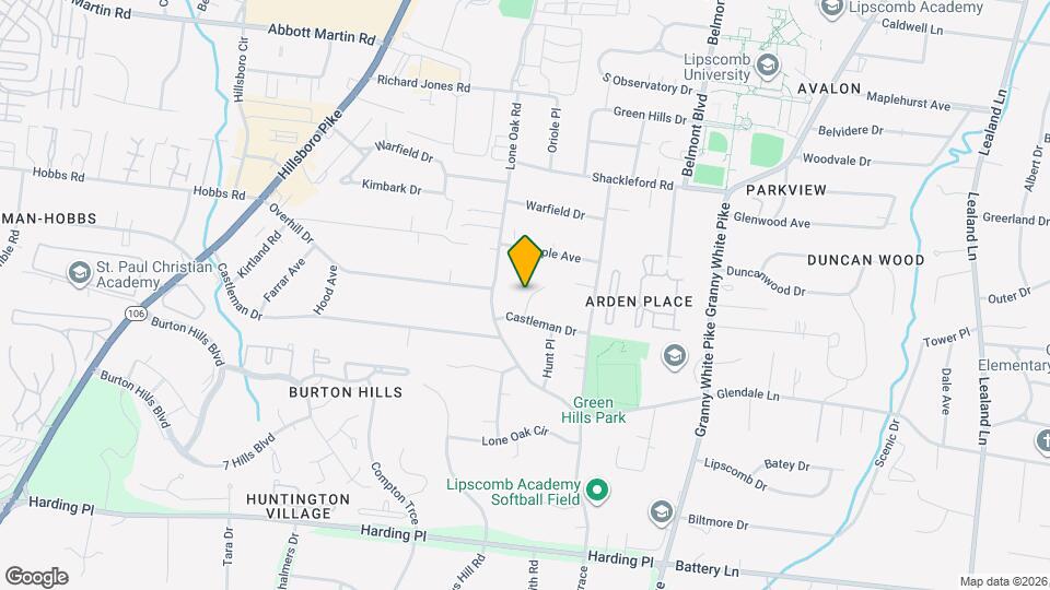 4303 Castleman Ct Map and Location Details