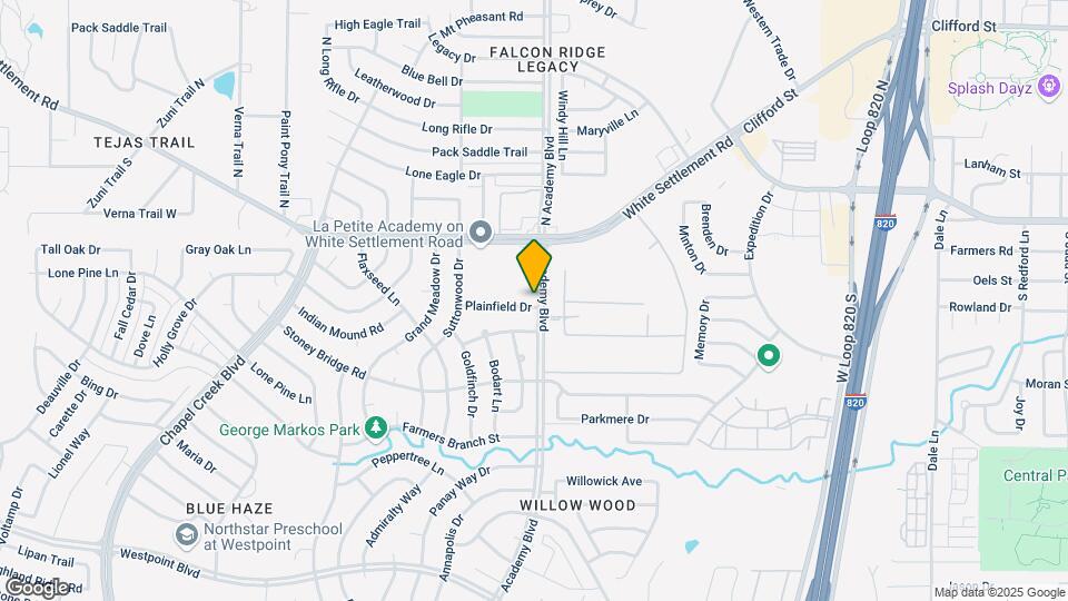 9900 Plainfield Dr Map and Location Details