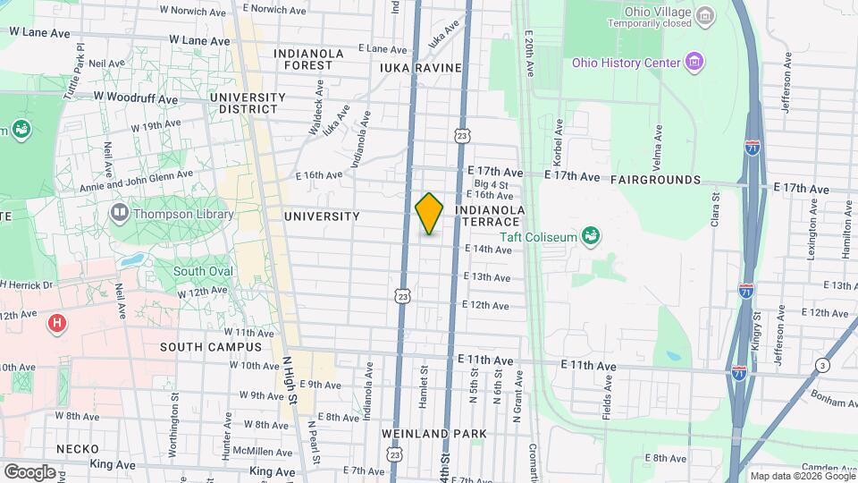 284-286 E 14th Ave Map and Location Details