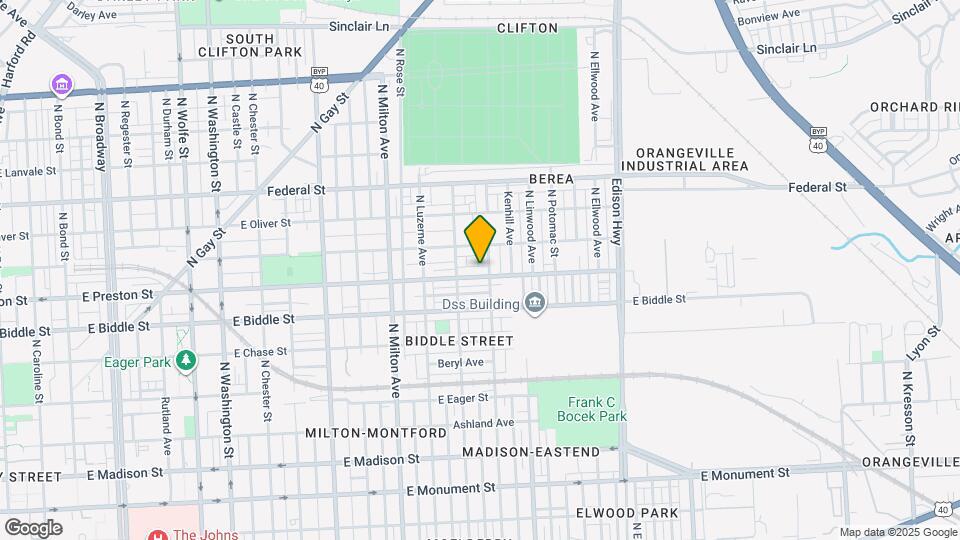 2730 E Preston St Mapa y Detalles de la Ubicación