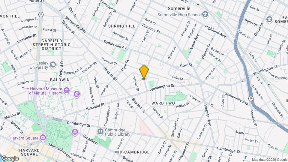 55 Dane St, Unit 1sr floor Map and Location Details