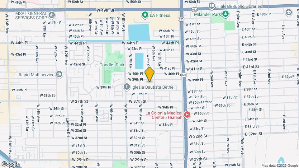609 W 39th St Map and Location Details