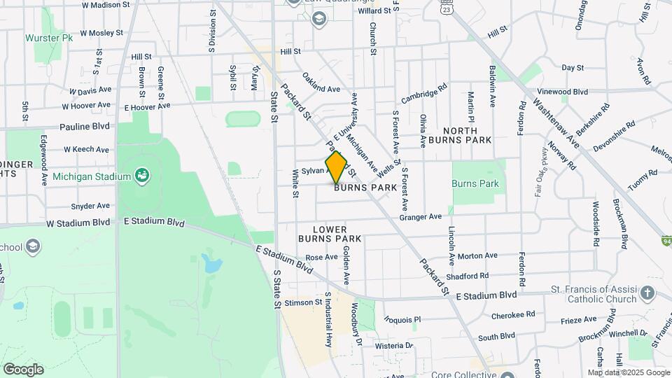 926 Dewey Ave Map and Location Details