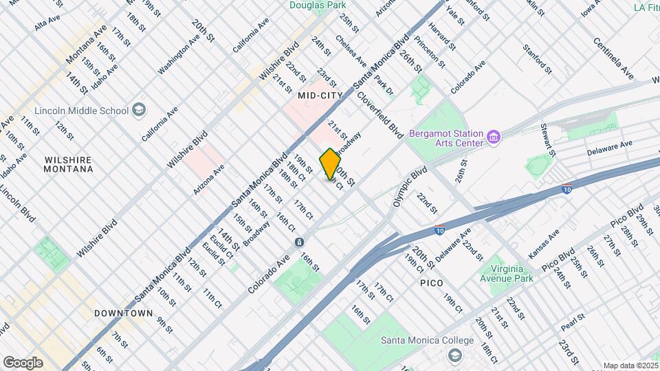 1527 19th St Map and Location Details