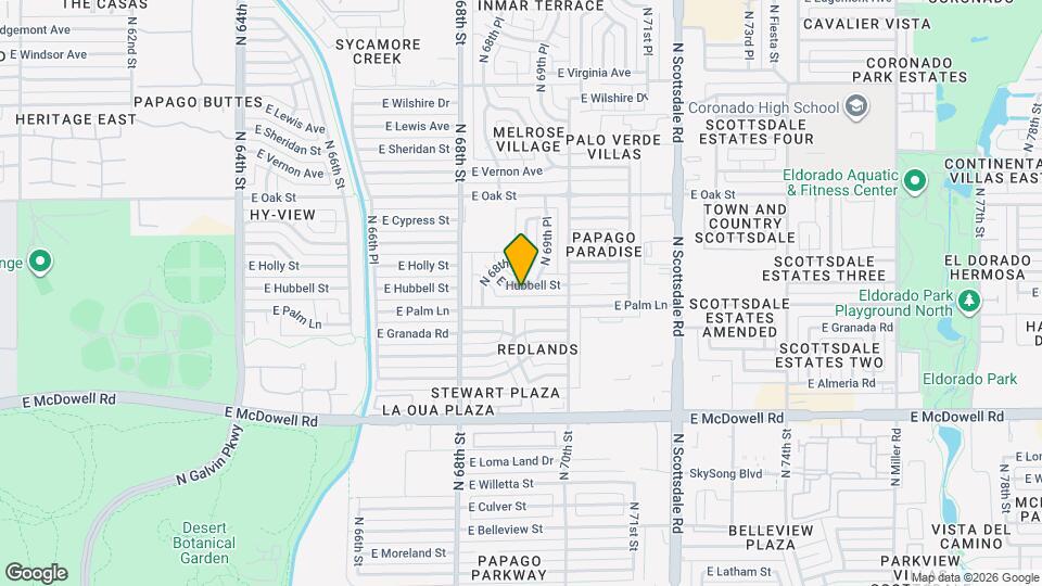 6905 E Hubbell St Map and Location Details
