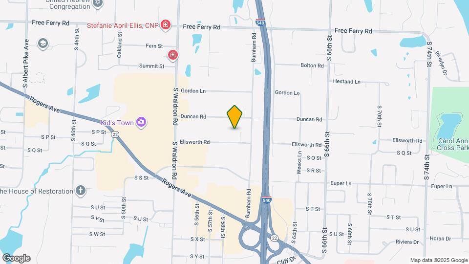 5901 Ellsworth Rd Map and Location Details