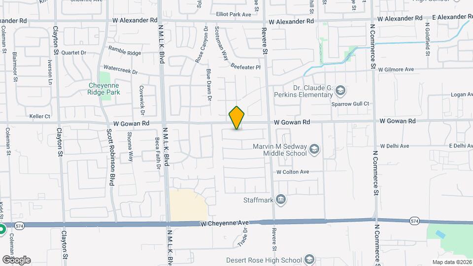 929 Baritone Way Map and Location Details