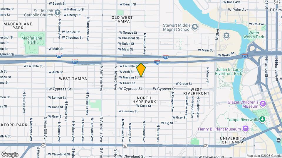 1906 W Nassau St Map and Location Details