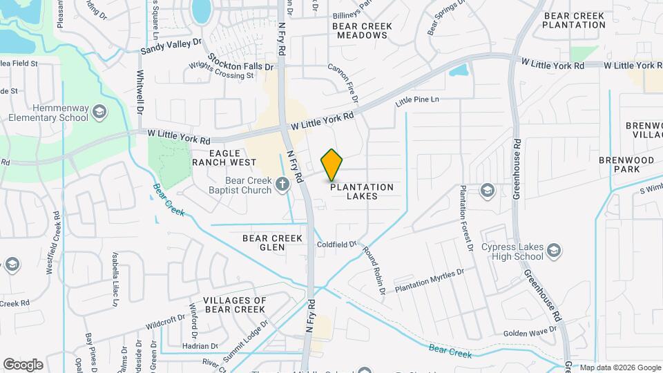 19755 Cozy Cabbin Dr Map and Location Details