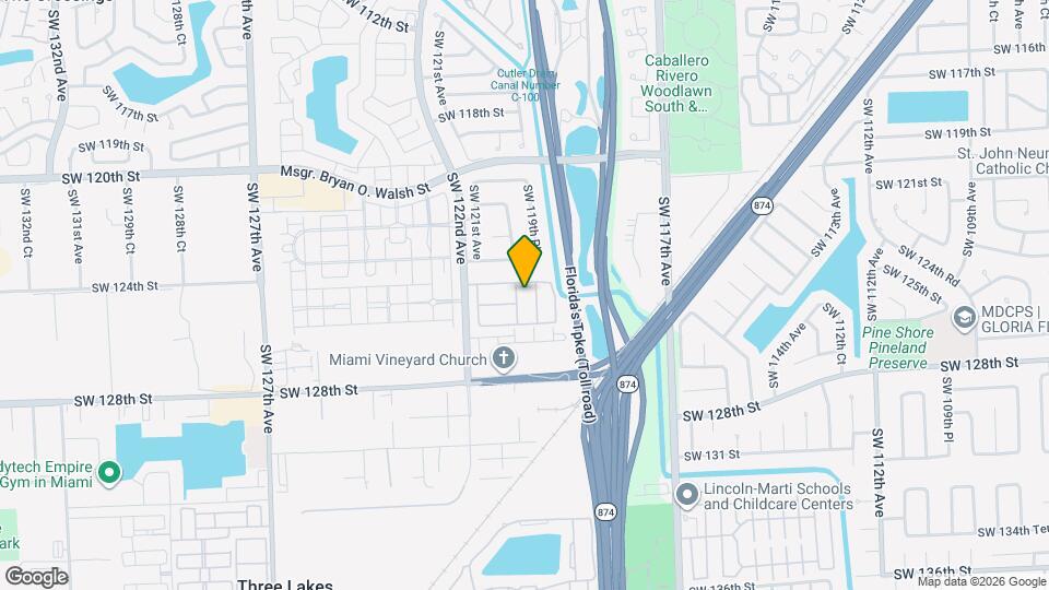 12465 SW 120th Ave Map and Location Details