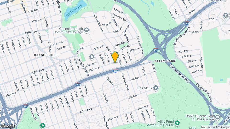 225-22 59th Ave Map and Location Details