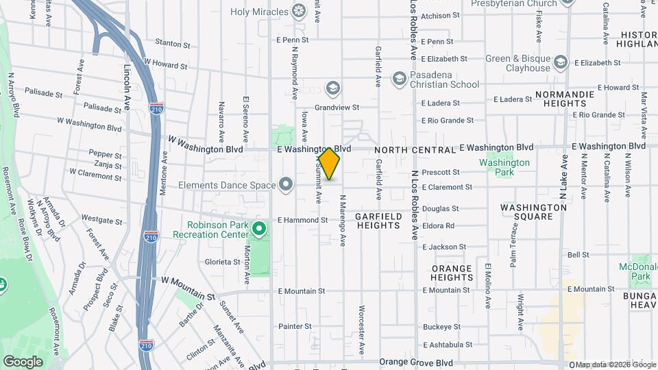 172 E Claremont St Map and Location Details