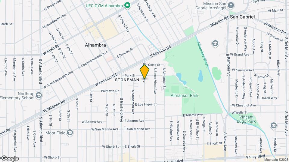 731 S Chapel Ave Mapa y Detalles de la Ubicación