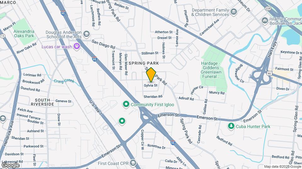 3339 Sylvia St Map and Location Details