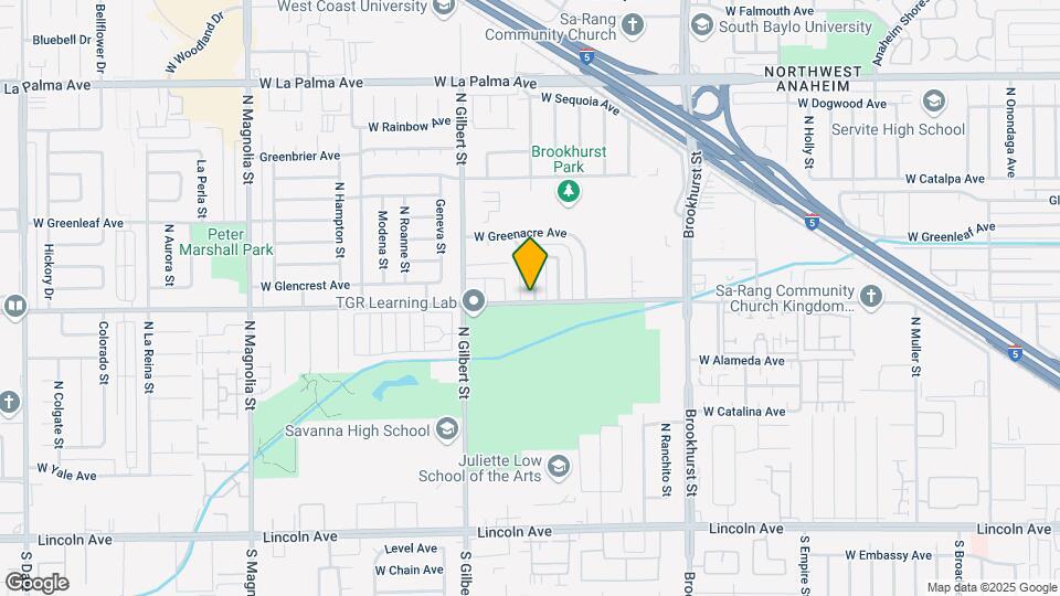 605 N Moraga St Map and Location Details