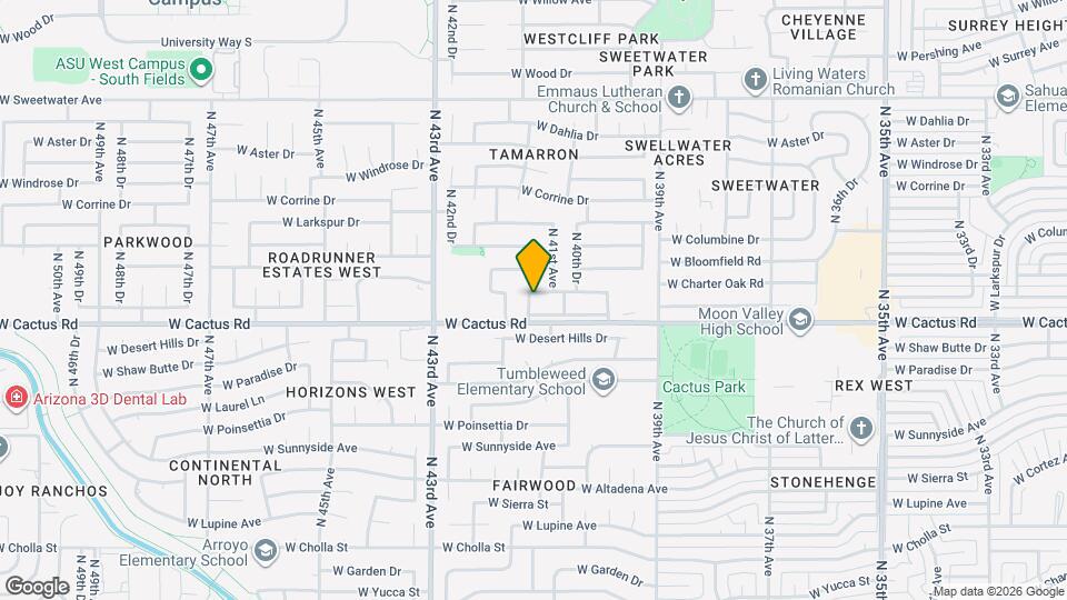 4121 W Wethersfield Rd Map and Location Details