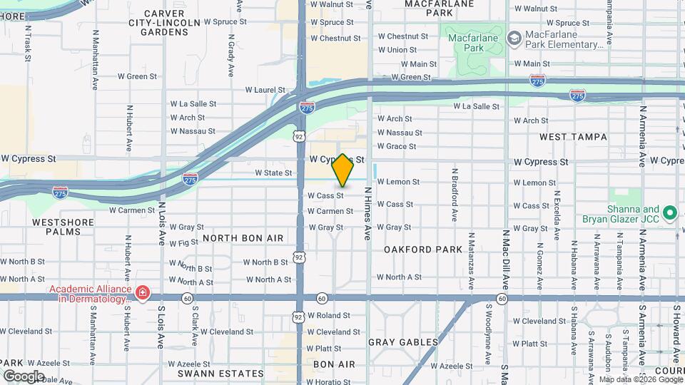3619 W Cass St Map and Location Details