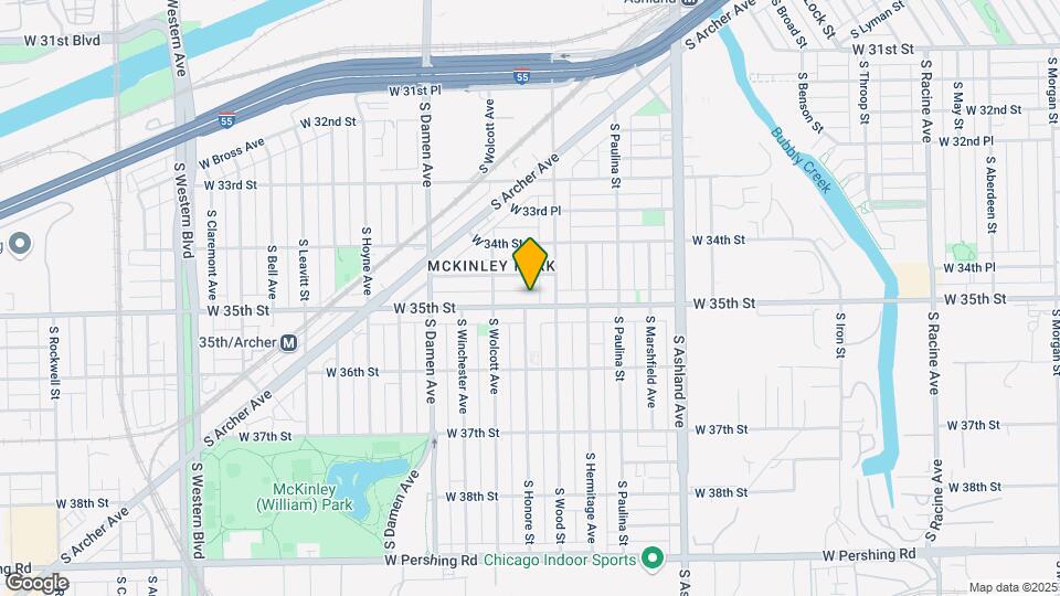 1824 W 35th St Map and Location Details