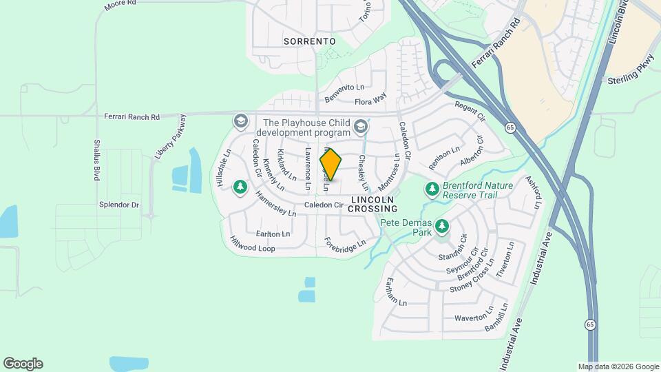 1123 Montague Ln Map and Location Details