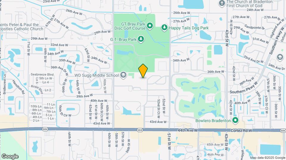 3602 54th St W Mapa y Detalles de la Ubicación