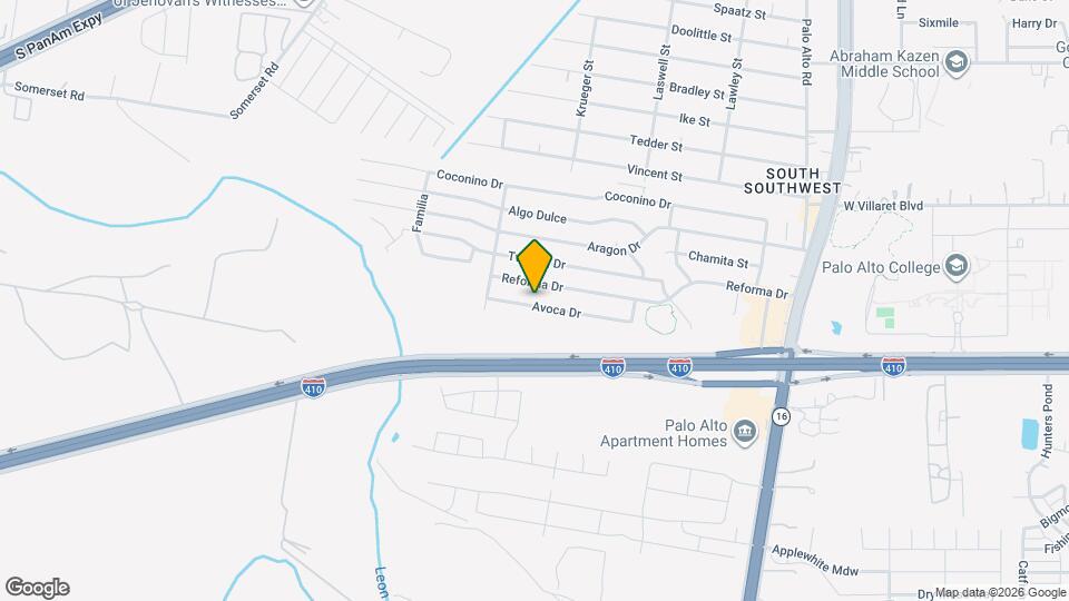 3411 Avoca Dr Map and Location Details