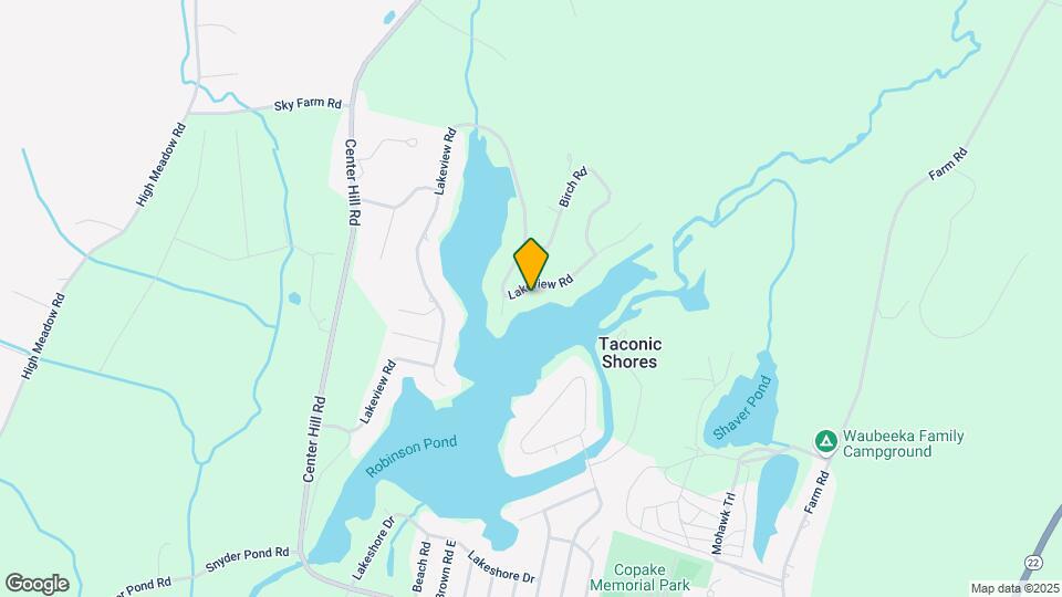 1256 Lakeview Rd Map and Location Details