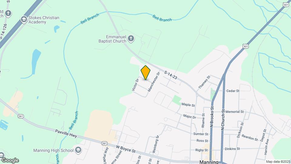 550 Manchester Dr Map and Location Details