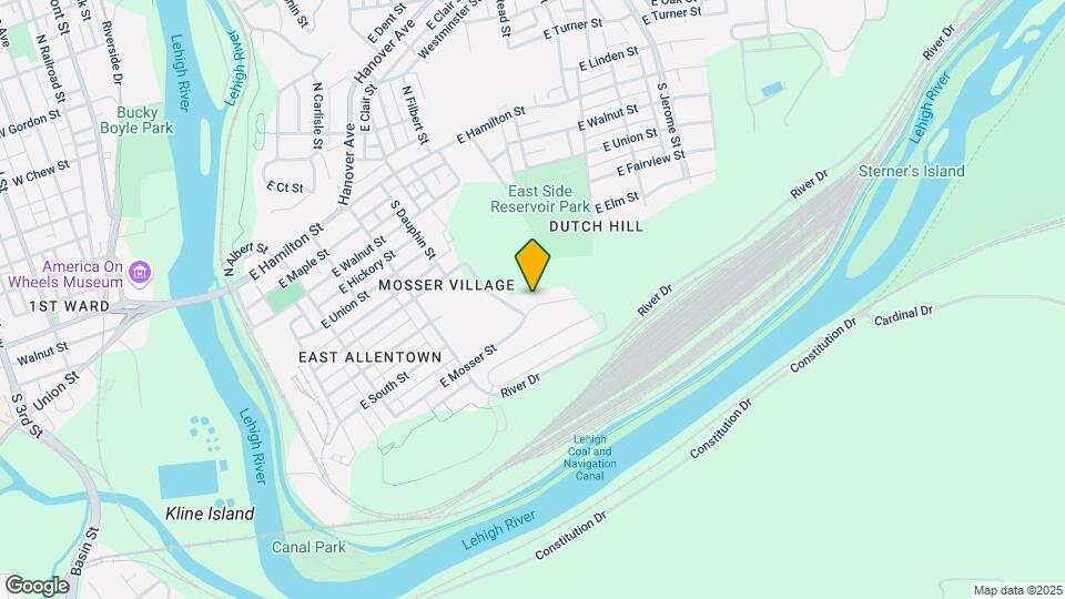 Washington Crossing Mapa y Detalles de la Ubicación