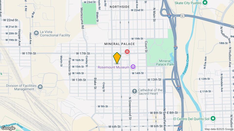 607 W 15th St Map and Location Details